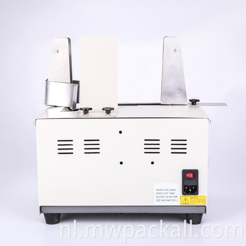 Microcomputerbesturing Small Paper Money Binding Bandband Machine/Valuta Binder voor hete verkoop